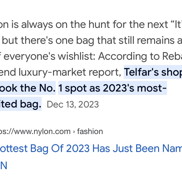 TELFAR medium dark olive bag - Celebrity Favorite! Rare color - Picture 4 of 6